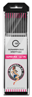 Вольфрамовый электрод SUPER MIX 1,6х175 (розовый) WE16175